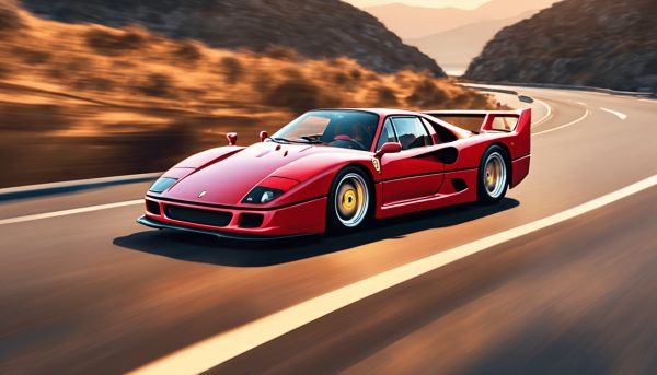 Vitesse de pointe incroyable de la Ferrari F40 révélée